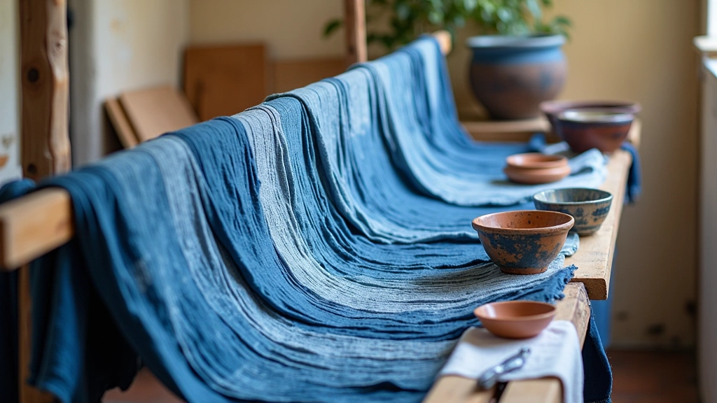 Textile dyeing workshop