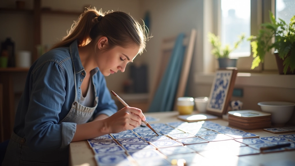 Azulejo tile painting workshop